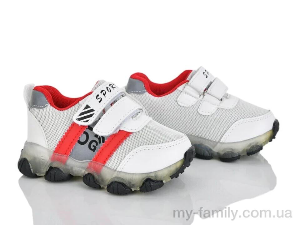 Кросівки штучна шкіра-текстиль білий діти унісекс, Дитячі кросівки оптом
