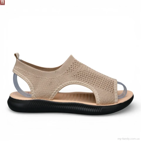 Босоніжки текстиль коричневий жінки -, Жіночі босоніжки оптом