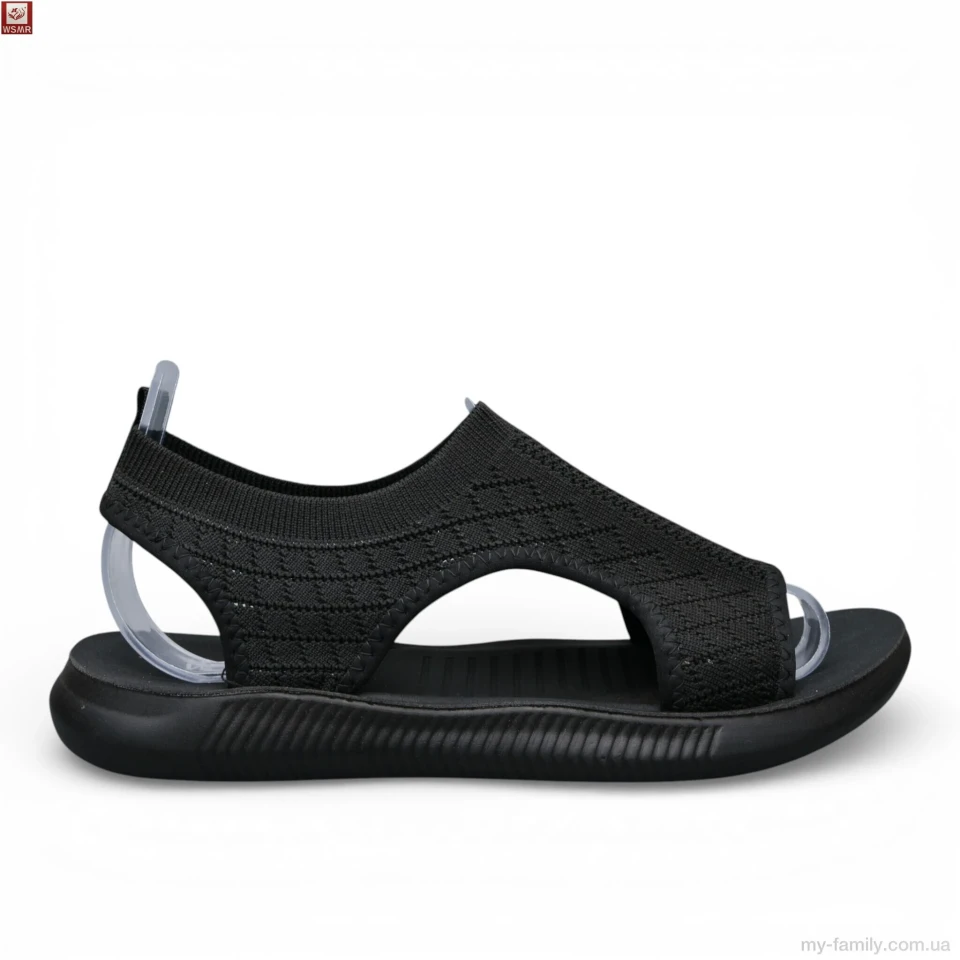 Босоніжки текстиль чорний жінки -, Жіночі босоніжки оптом