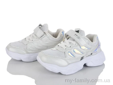 Кросівки штучна шкіра-текстиль білий діти дівчинка, Дитячі кросівки оптом