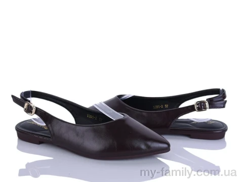 Туфлі штучна шкіра коричневий жінки -, Туфлі жіночі оптом