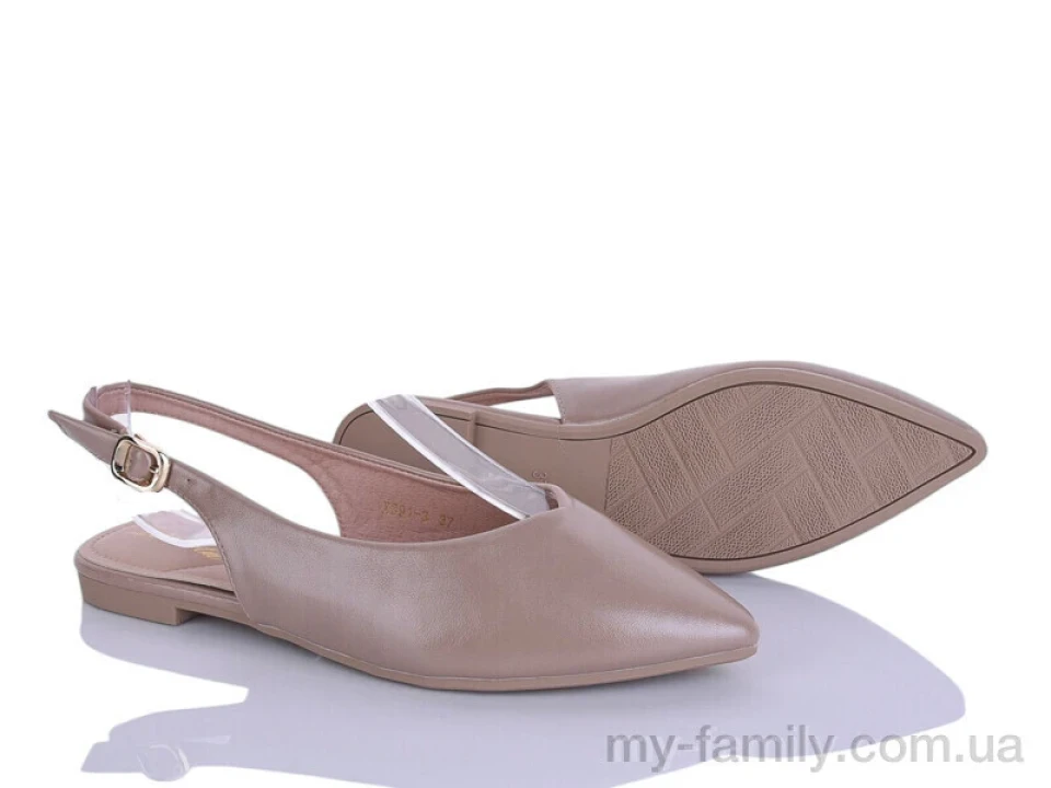 Туфлі штучна шкіра коричневий жінки -, Туфлі жіночі оптом