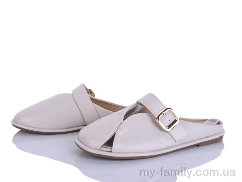 Шльопанці штучна шкіра бежевий жінки -, Жіночі шльопанці оптом