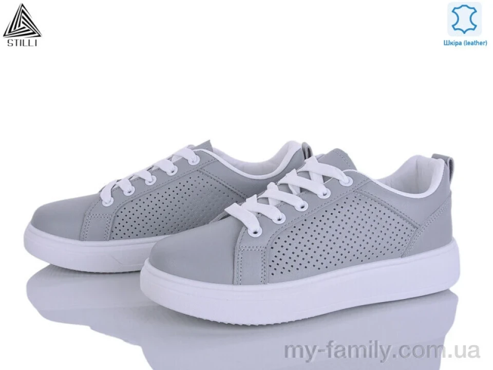Кросівки натуральна шкіра сірий жінки -, Жіночі кросівки оптом