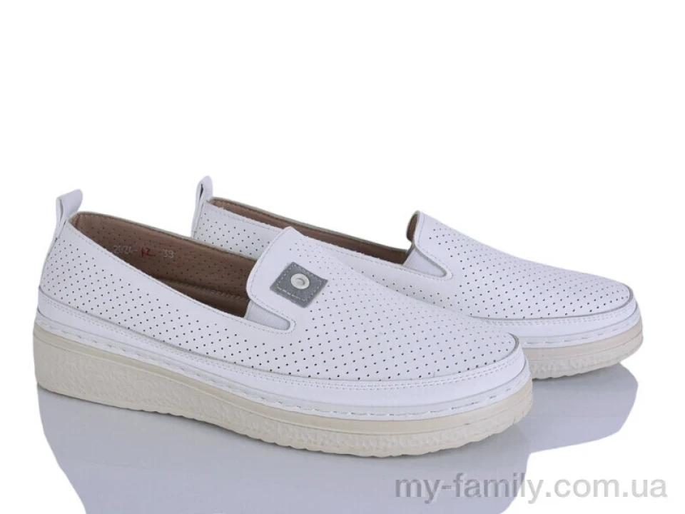 Туфлі штучна шкіра білий жінки -, Туфлі жіночі оптом