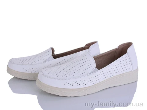 Туфлі штучна шкіра білий жінки -, Туфлі жіночі оптом