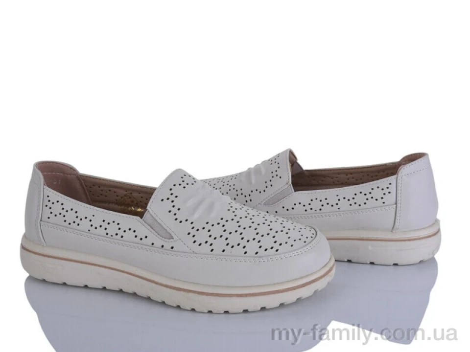 Туфлі штучна шкіра бежевий жінки -, Туфлі жіночі оптом