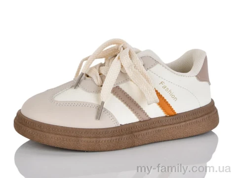 Кросівки штучна шкіра бежевий діти унісекс, Дитячі кросівки оптом