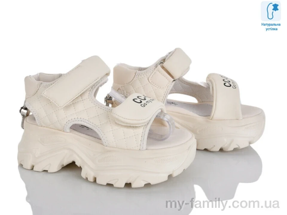 Босоніжки штучна шкіра бежевий діти дівчинка, Взуття оптом діти