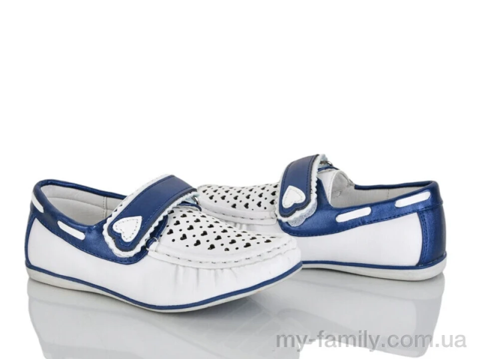 Туфлі штучна шкіра білий діти дівчинка, Дитячі туфлі оптом