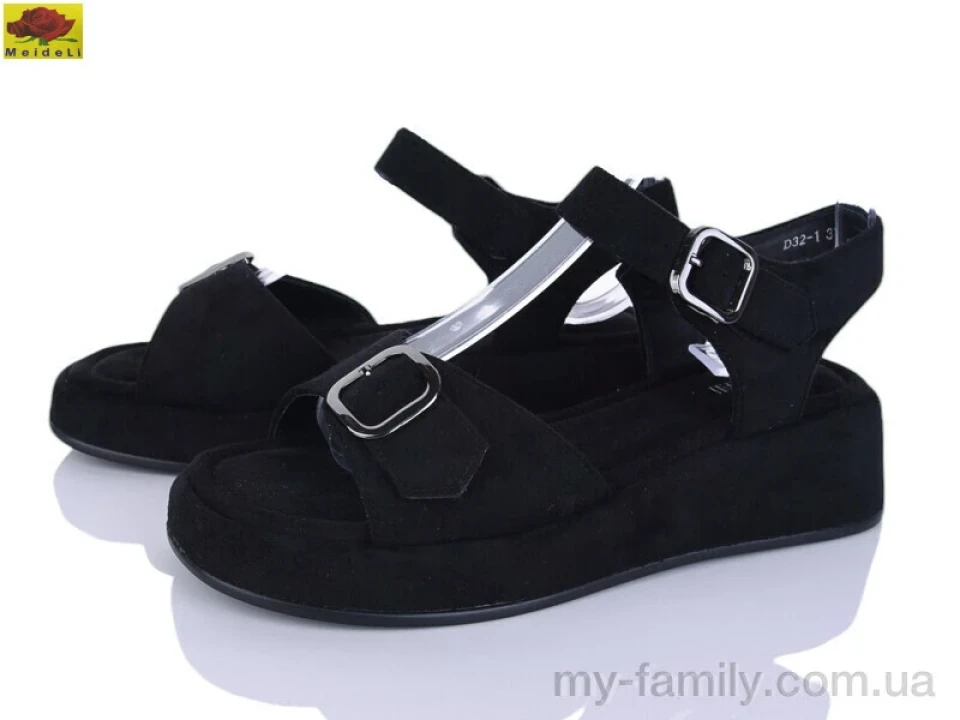 Босоніжки штучна замша чорний жінки -, Жіночі босоніжки оптом