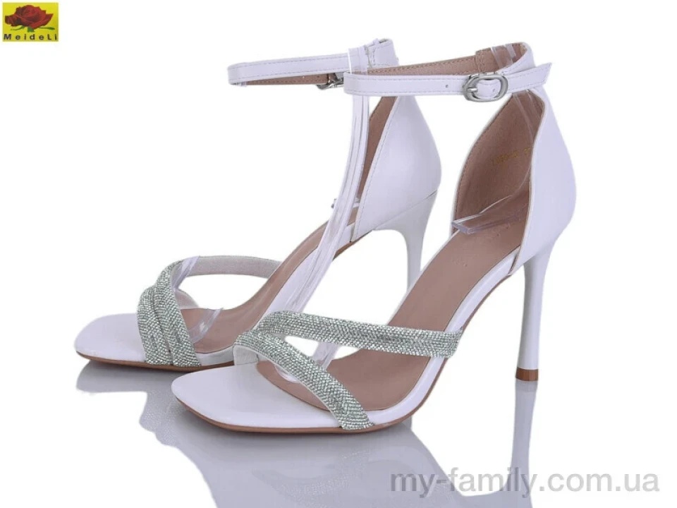 Босоніжки штучна шкіра білий жінки -, Жіночі босоніжки оптом