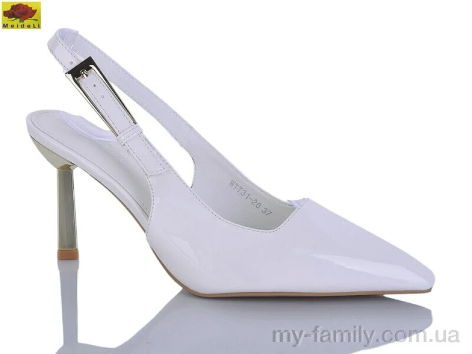 Туфлі штучний лак білий жінки -, Туфлі жіночі оптом