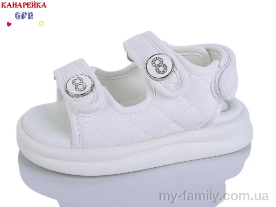 Босоніжки штучна шкіра білий діти дівчинка, Взуття оптом діти