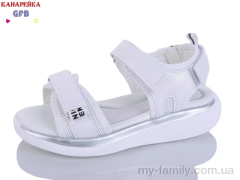 Босоножки искусственная кожа-текстиль белый дети девочка, Взуття оптом дети