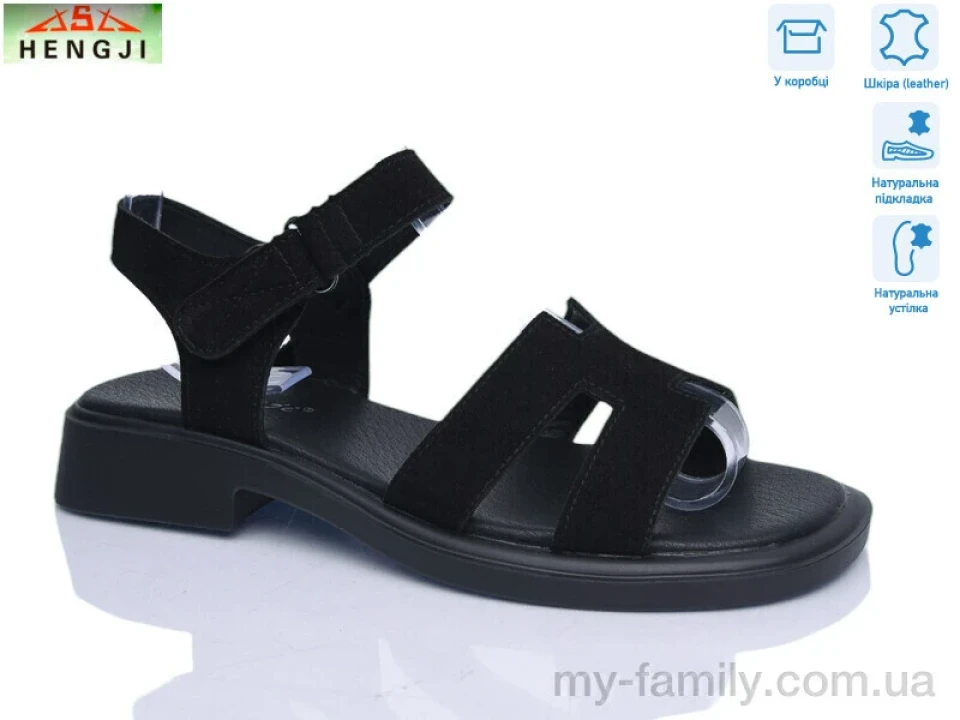 Босоніжки натуральна замша чорний жінки -, Жіночі босоніжки оптом