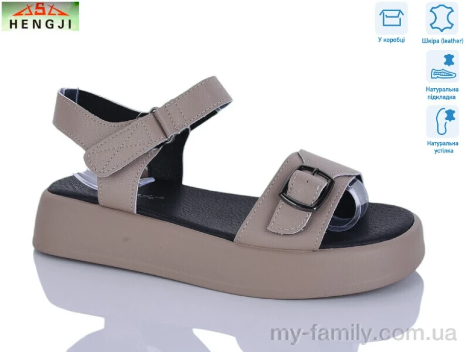 Босоніжки натуральна шкіра коричневий жінки -, Жіночі босоніжки оптом