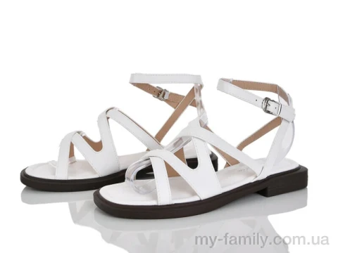 Босоніжки штучна шкіра білий жінки -, Жіночі босоніжки оптом