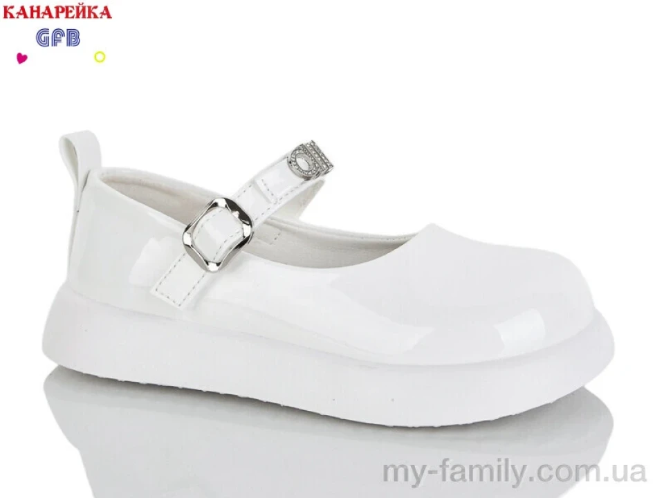 Туфлі штучний лак білий діти дівчинка, Дитячі туфлі оптом