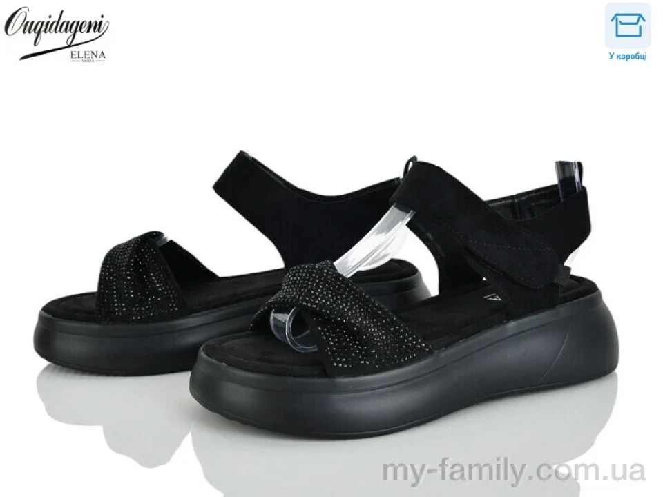 Босоніжки штучна замша чорний жінки -, Жіночі босоніжки оптом