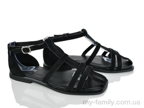 Босоніжки штучна замша чорний жінки -, Жіночі босоніжки оптом