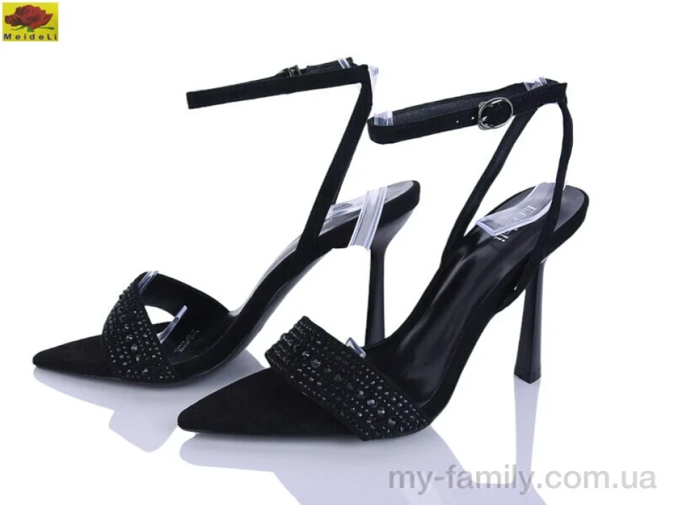 Босоніжки штучна замша чорний жінки -, Жіночі босоніжки оптом