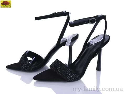 Босоніжки штучна замша чорний жінки -, Жіночі босоніжки оптом