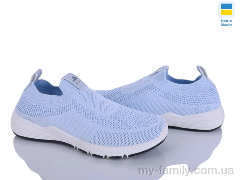 Кросівки текстиль блакитний жінки -, Жіночі кросівки оптом