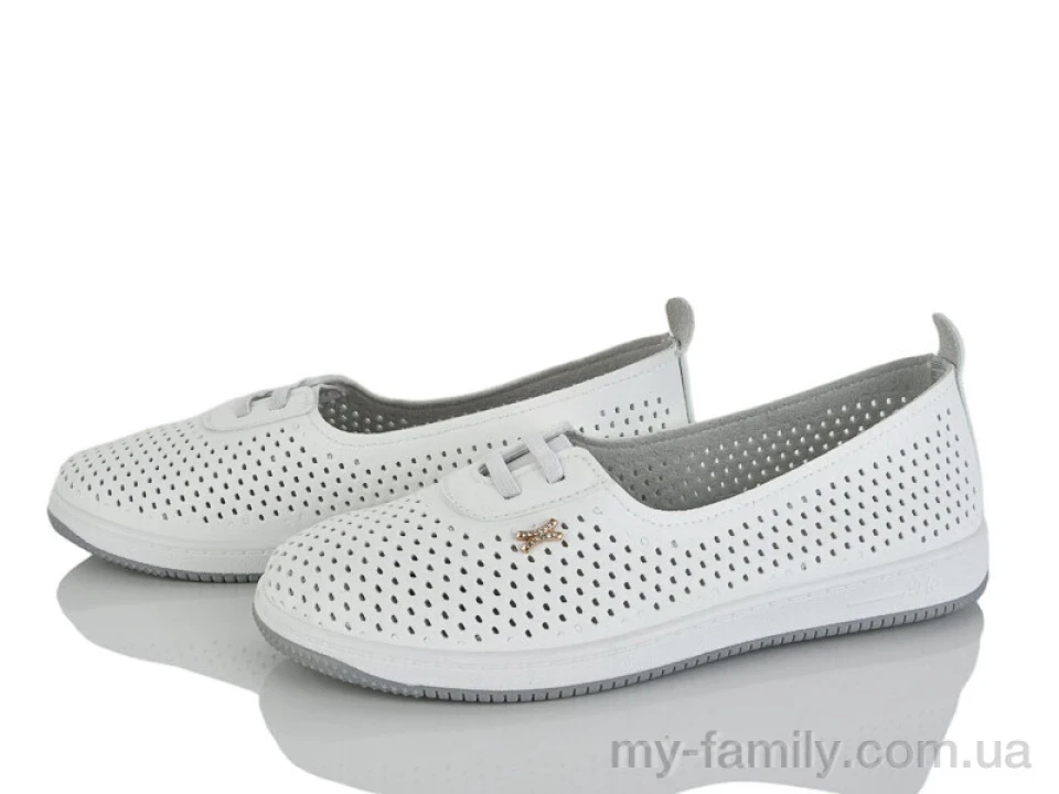 Кросівки штучна шкіра білий жінки -, Жіночі кросівки оптом