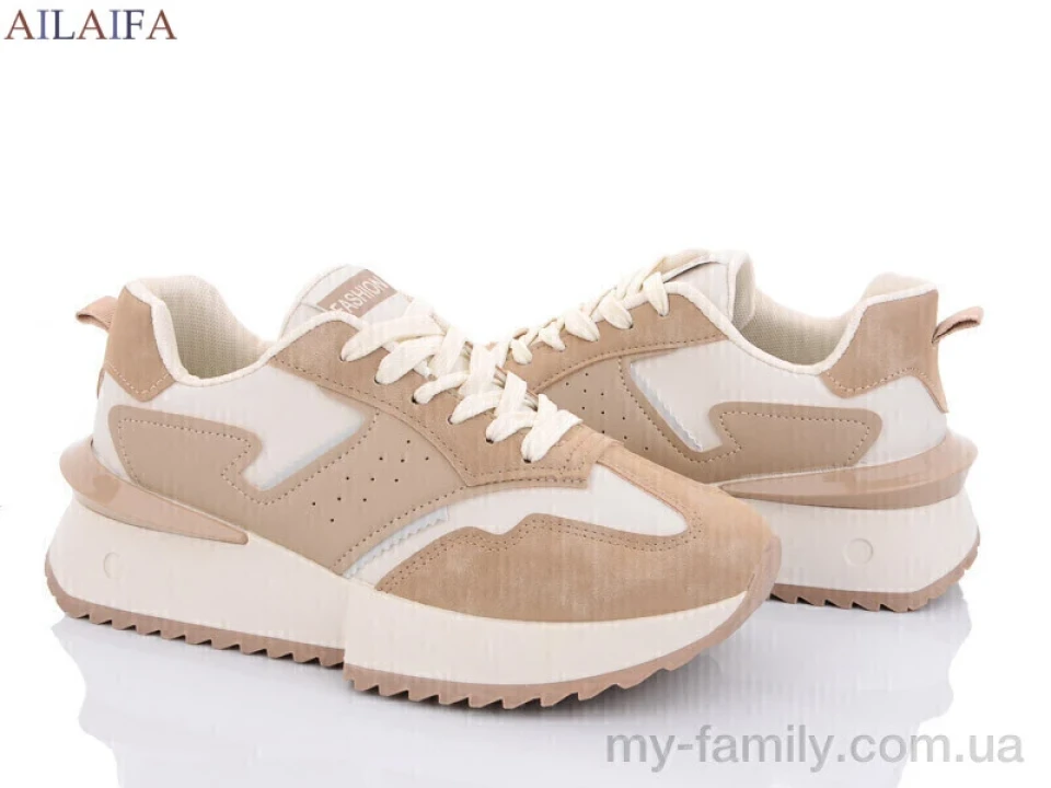 Кросівки штучна шкіра бежевий жінки -, Жіночі кросівки оптом