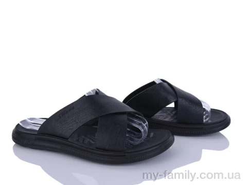 Шлепки искусственная кожа черный мужчины -, Мужские шлепки оптом