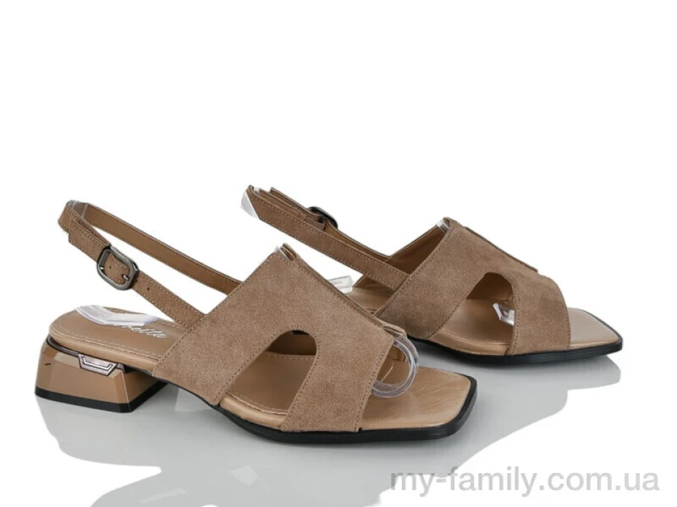 Босоніжки штучна замша бежевий жінки -, Жіночі босоніжки оптом