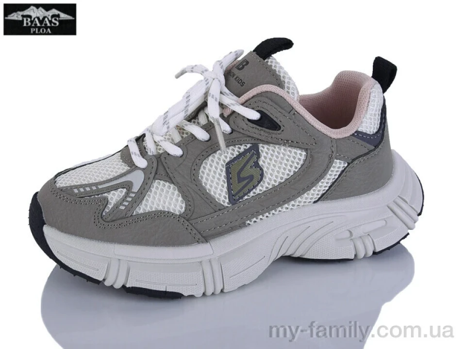 Кросівки штучна шкіра-текстиль хакі діти унісекс, Дитячі кросівки оптом