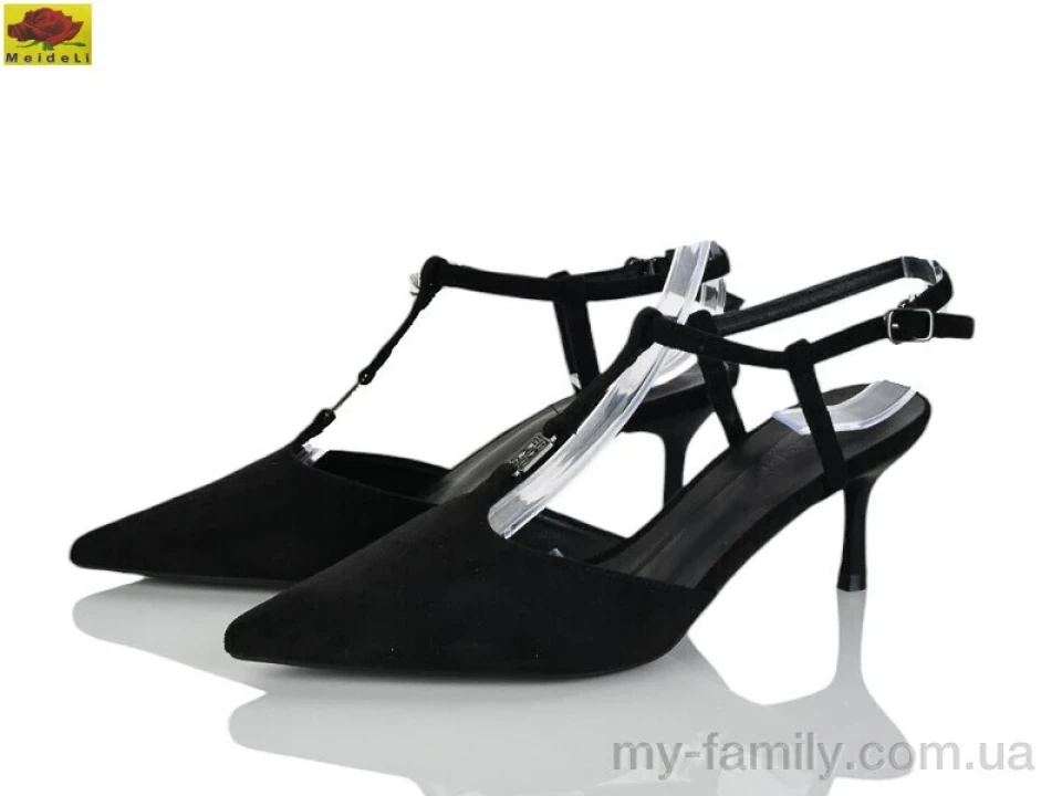 Туфлі штучна замша чорний жінки -, Туфлі жіночі оптом