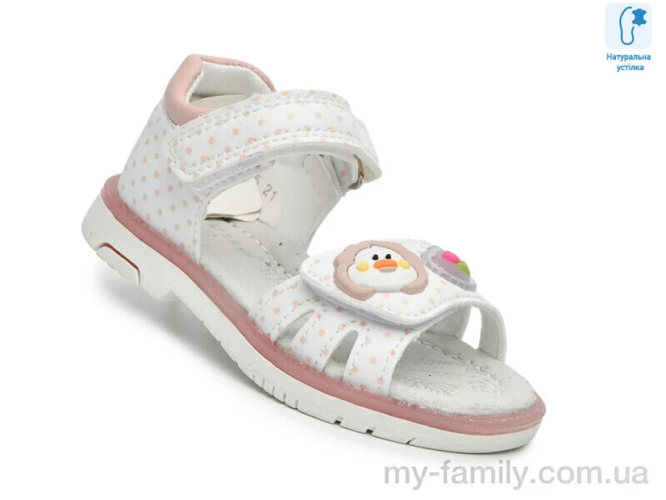 Босоніжки штучна шкіра білий діти дівчинка, Взуття оптом діти