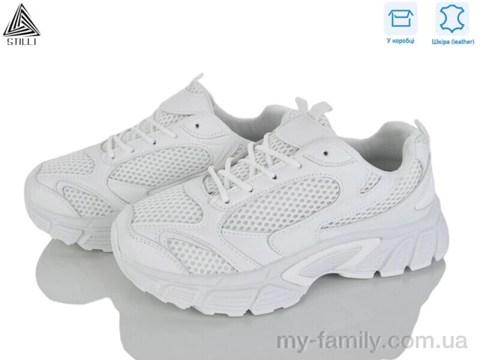 Кросівки натуральна шкіра-текстиль білий жінки -, Жіночі кросівки оптом