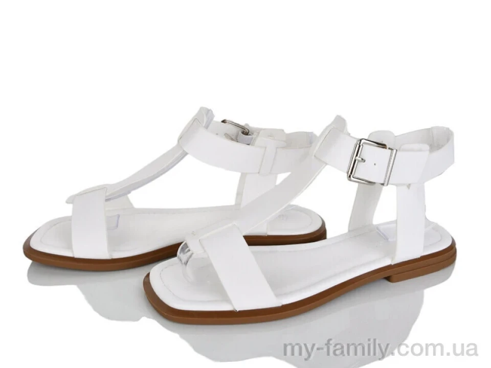 Босоніжки штучна шкіра білий жінки -, Жіночі босоніжки оптом