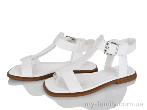 Босоніжки штучна шкіра білий жінки -, Жіночі босоніжки оптом