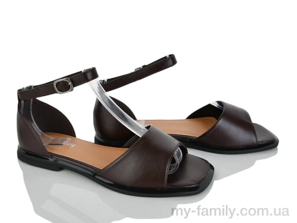 Босоніжки штучна шкіра коричневий жінки -, Жіночі босоніжки оптом