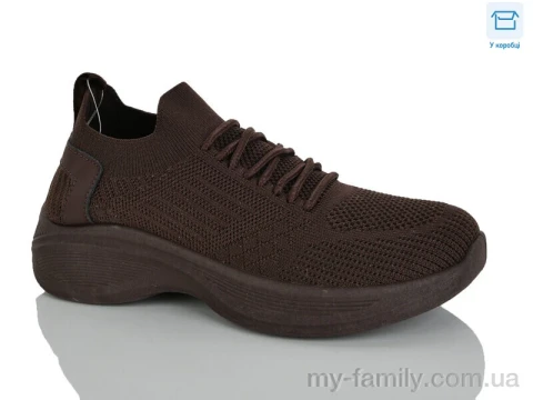 Кросівки текстиль коричневий жінки -, Жіночі кросівки оптом