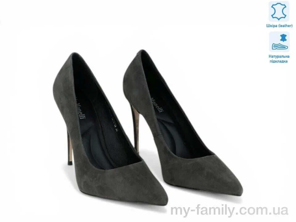 Туфлі натуральна шкіра коричневий жінки -, Туфлі жіночі оптом