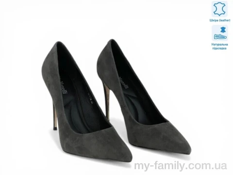 Туфлі натуральна шкіра коричневий жінки -, Туфлі жіночі оптом