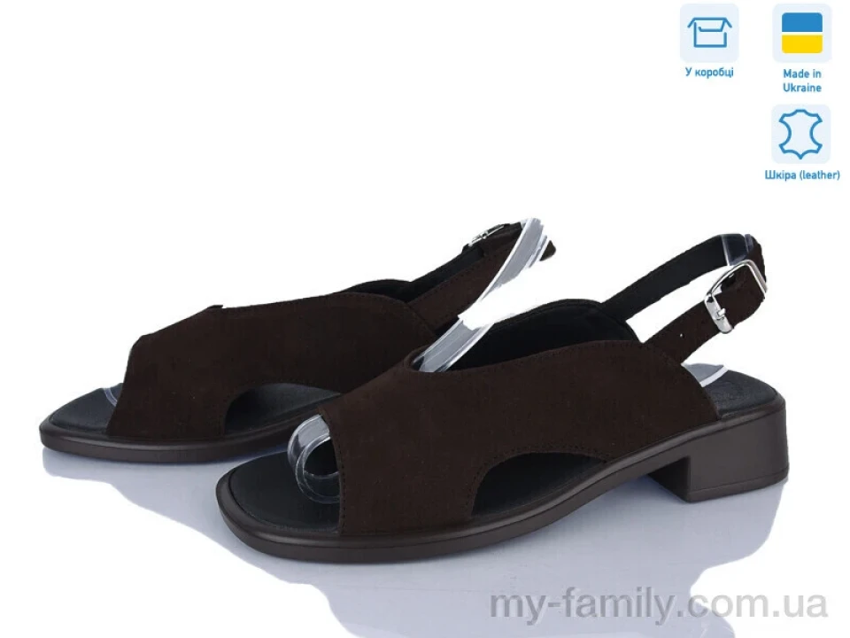 Босоніжки натуральна замша коричневий жінки -, Жіночі босоніжки оптом