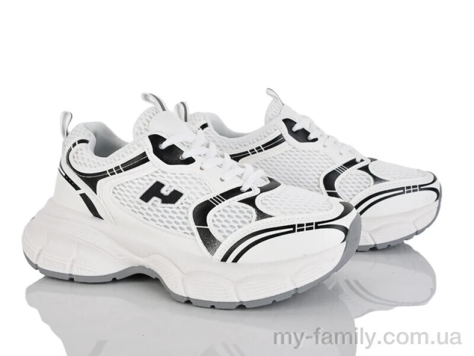 Кросівки штучна шкіра-текстиль білий жінки -, Жіночі кросівки оптом