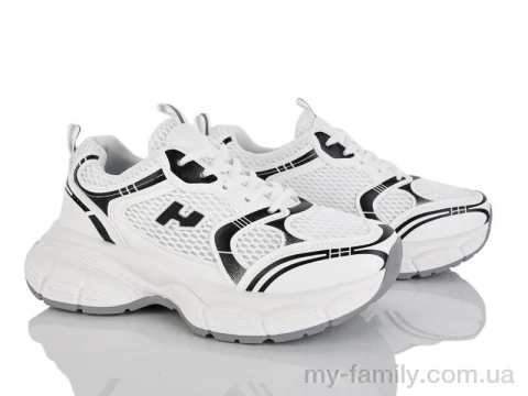 Кросівки штучна шкіра-текстиль білий жінки -, Жіночі кросівки оптом