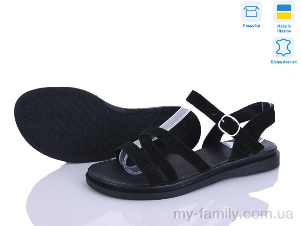 Босоніжки натуральна замша чорний жінки -, Жіночі босоніжки оптом