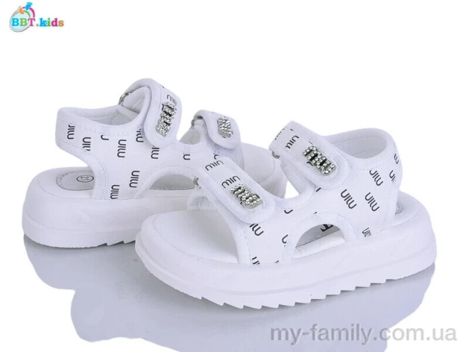 Босоніжки штучна шкіра білий діти дівчинка, Взуття оптом діти