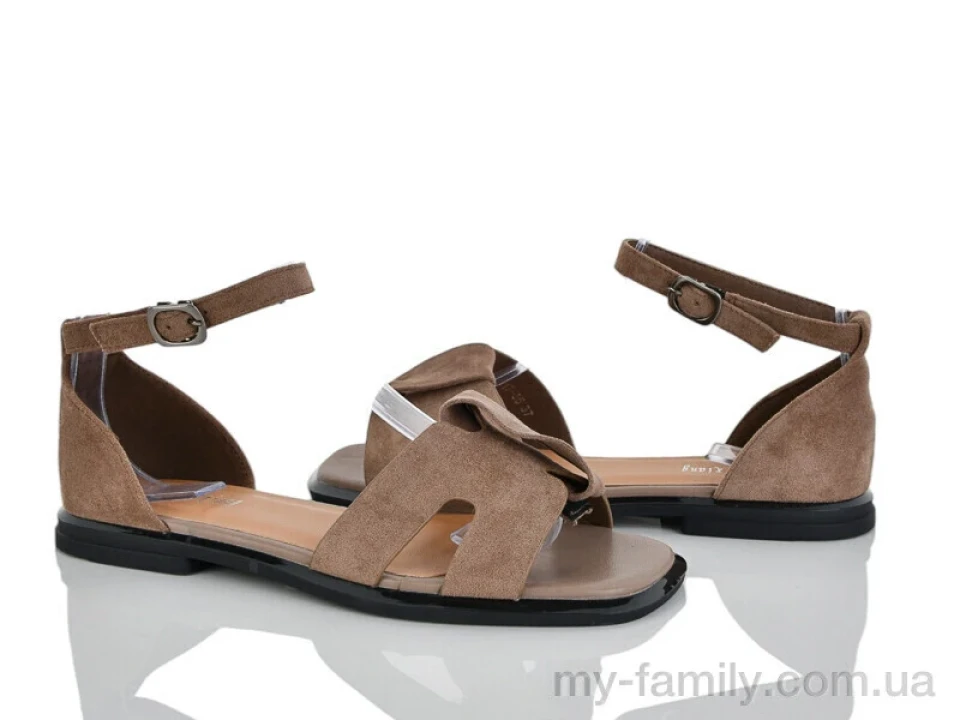 Босоніжки штучна замша коричневий жінки -, Жіночі босоніжки оптом