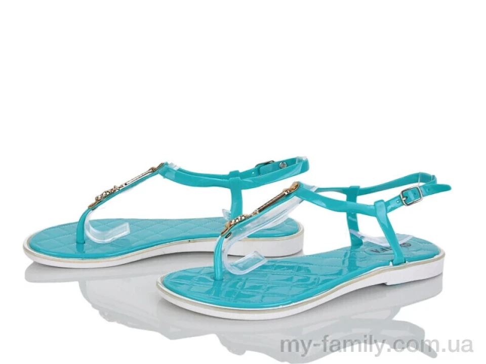 Босоніжки силікон зелений жінки -, Жіночі босоніжки оптом