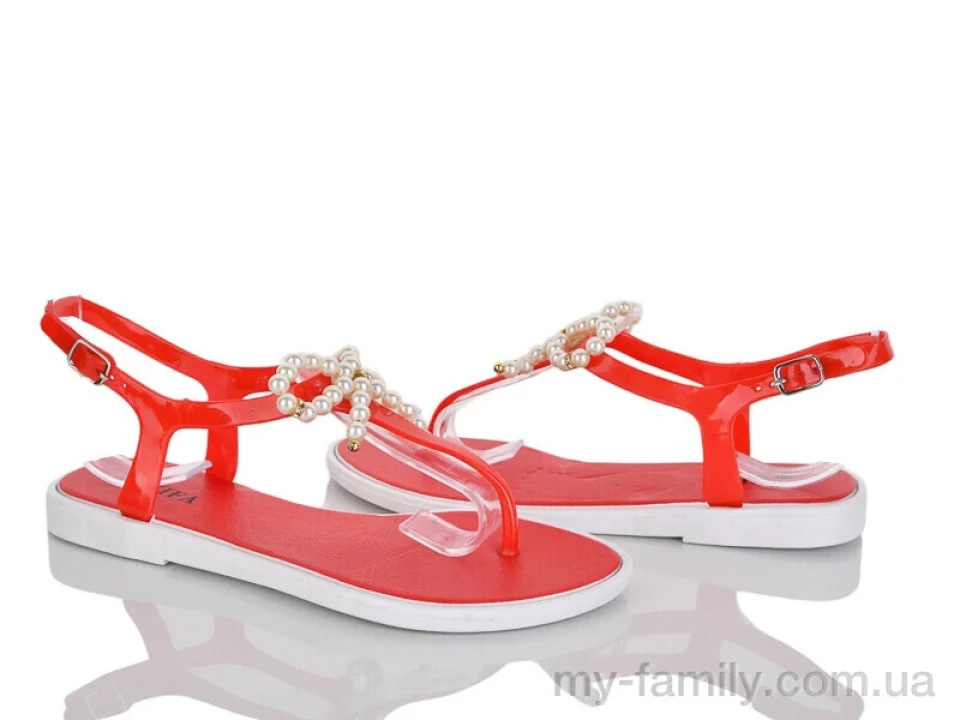 Босоніжки силікон червоний жінки -, Жіночі босоніжки оптом